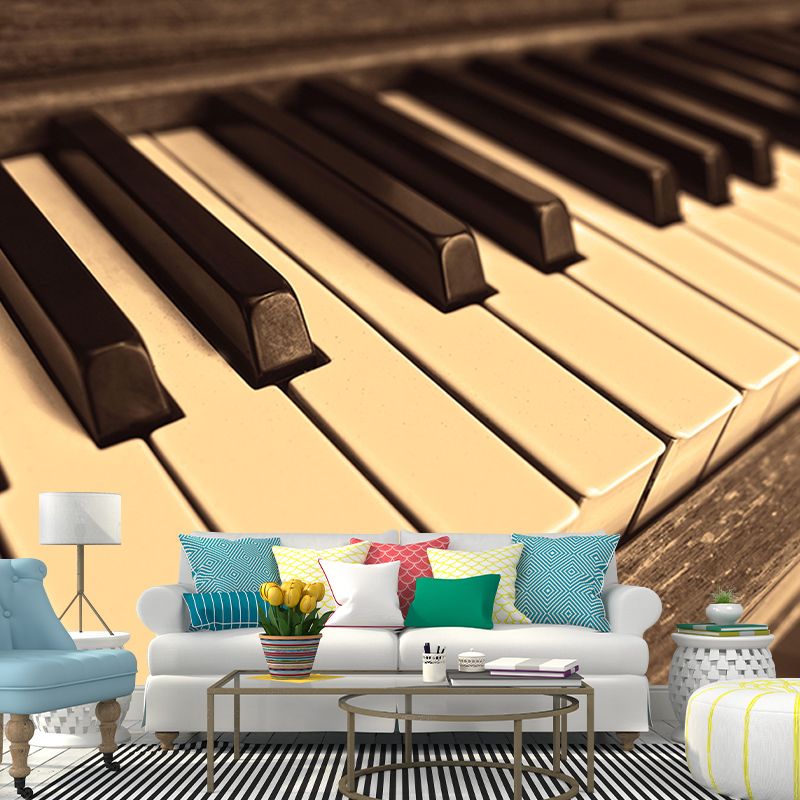 Washable Piano Hobby Mural Decorative Wallpaper for Wall Decor