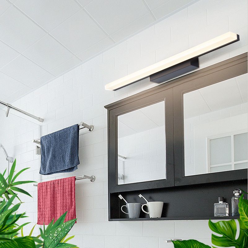 Zwarte rechthoek Wand SCONCE LICHTING Hedendaagse stijl LED metalen wandlicht SCONCE