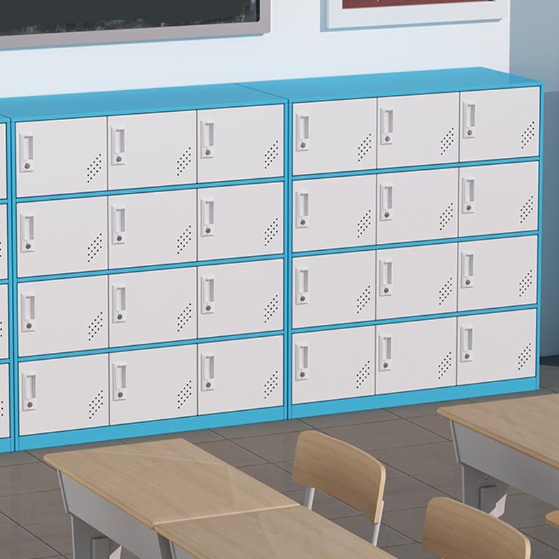 Metal Storage Cabinet Contemporary Non-Hanging Armoire for Home