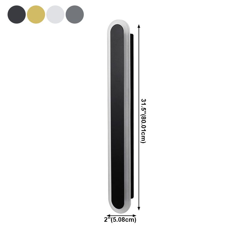 Linearer Schatten 1 Leichte Wandleuchten moderne Metallwandmontage Leuchte