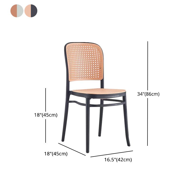 Barre de dossier et tabouret de comptoir