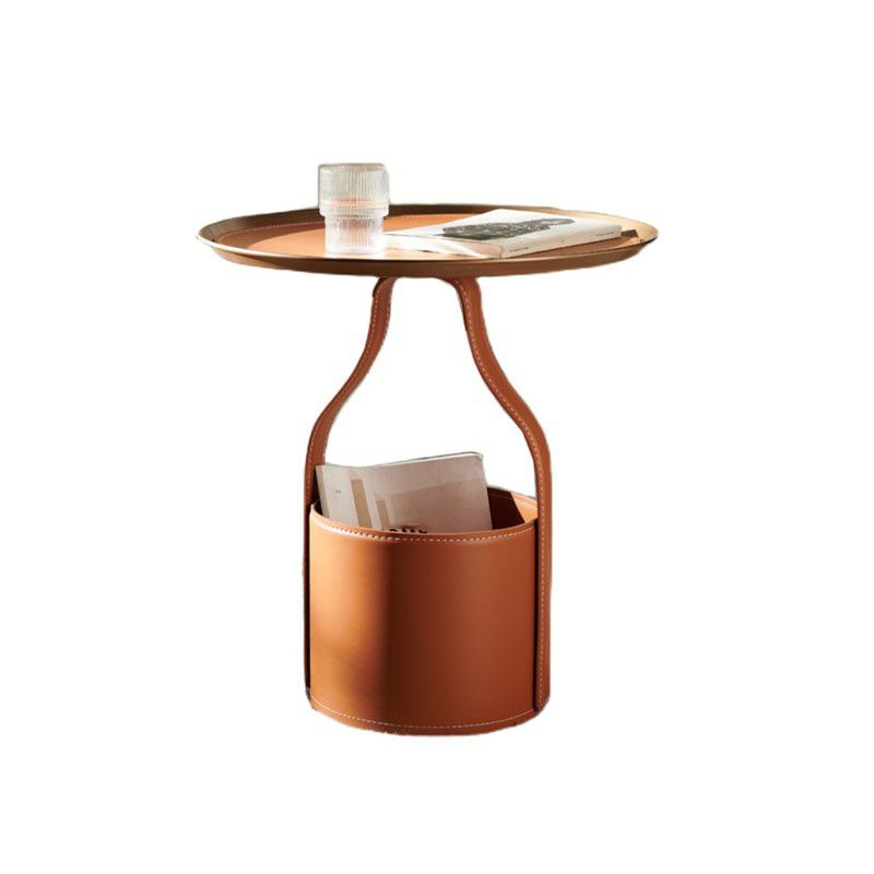 20.87" Tall Mid-century Style Coffee Cocktail Table Pedestal Coffee Table