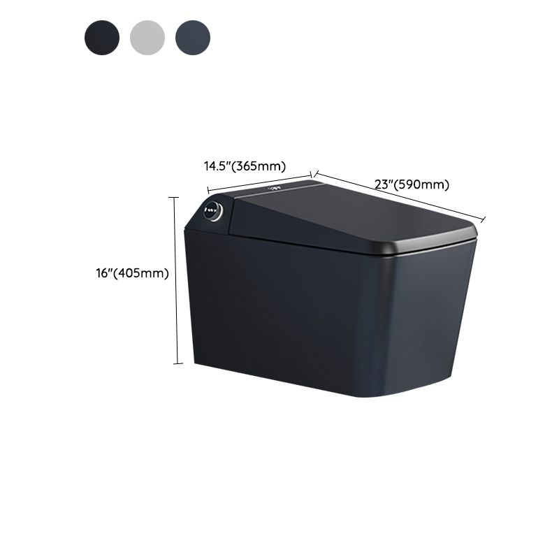 Elongated Floor Mount Bidet/Wall Hung Toilet with Heated Seat