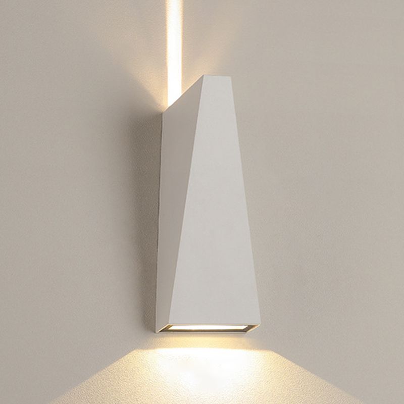 Modernism White/Black 2-Light Wall Mounted Sconce Shaded LED Wall Light