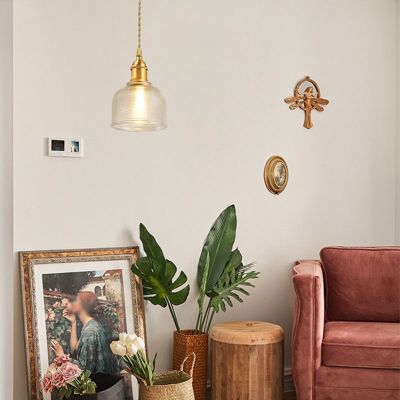 Moderne stijl geometrische down Lighting Glass 1 lichthangende plafondlampen