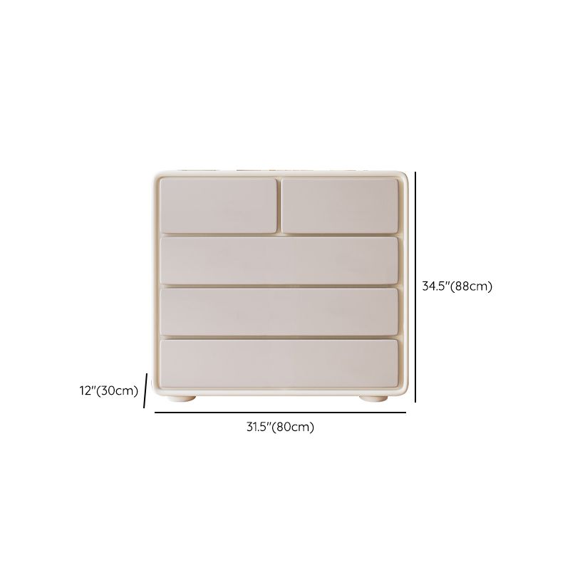 Modern Storage Chest Horizontal Storage Chest Dresser with Drawers