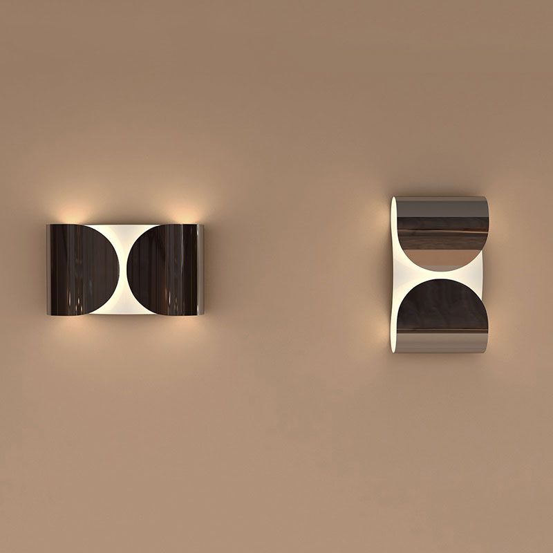 Disparo de pared de metal ligero montado en la pared contemporáneo para comedor de sala de estar