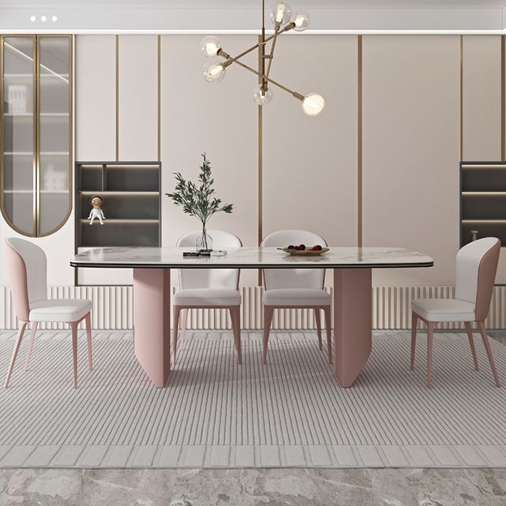 1/3/4/5/7 Pieces Contemporary Dining Set Sintered Stone Dining Room Set