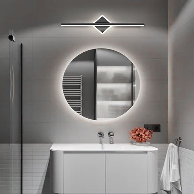 Nordic Modern Mirror Light Long Strip Mirror Lamp Fixture for Bathroom