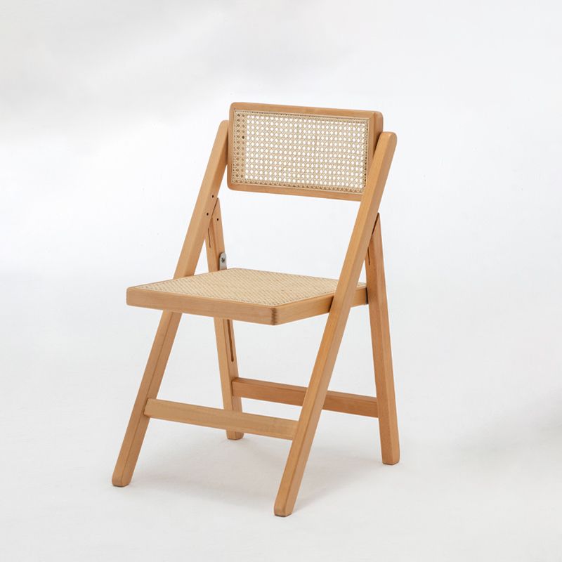 Slipper Accent Chair Wood Solid Wood Frame Armless for Living Room