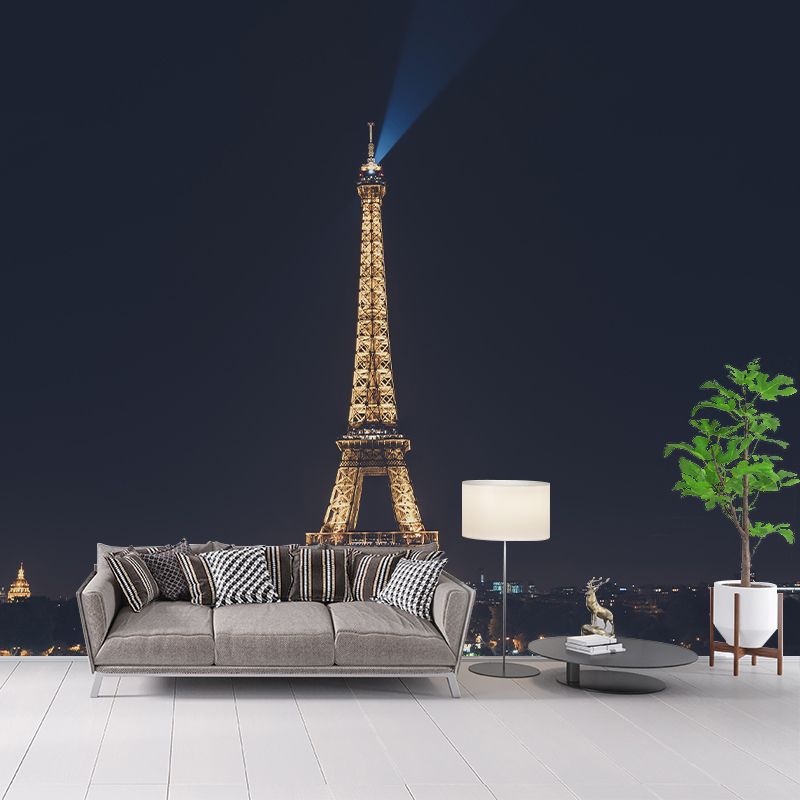 Modern Mural Time-Honored Eiffel Tower Construction Living Room Wall Mural