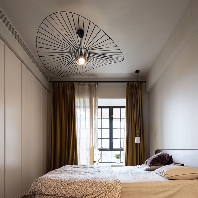 Lampada sospesa a forma di sospensione a forma di ciondolo a forma di cappello in stile loft