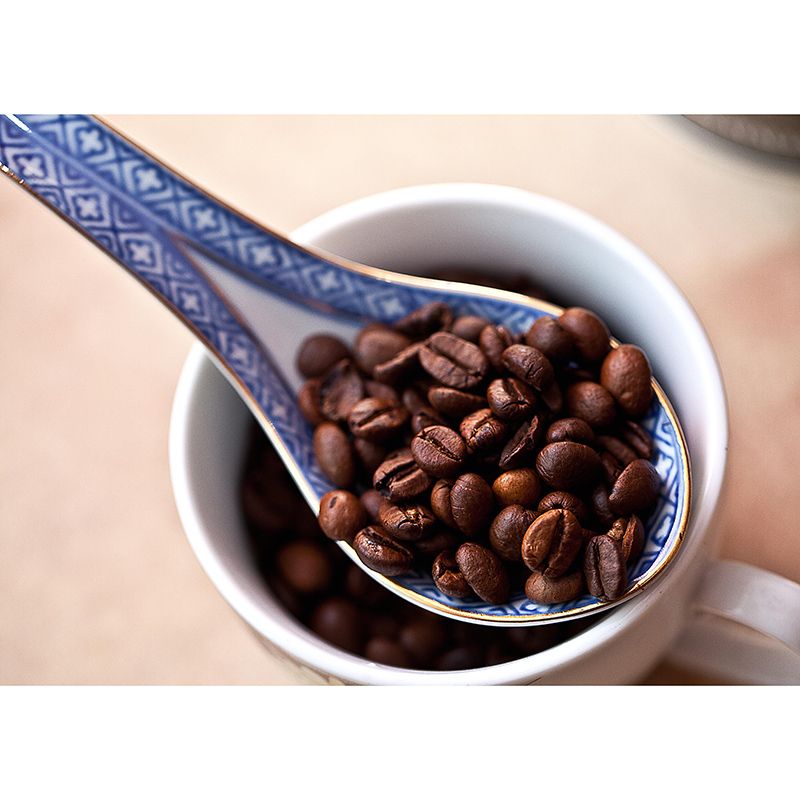 Customized Fragrant Coffee Beans Mural Wall Decor Eco-friendly for Coffee Shop