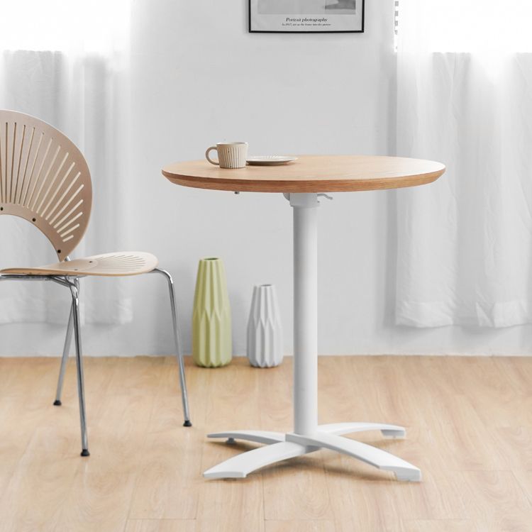 Tavolo da pranzo in legno solido rotondo Simplicity Style Dining Room Collection per interno