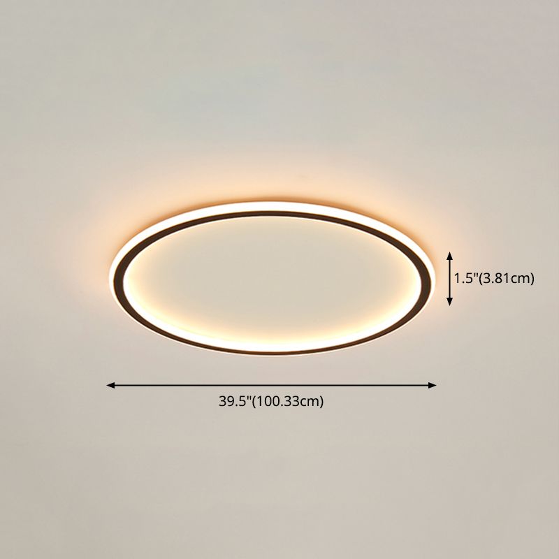 Lampe LED encastrée moderne, barre lumineuse créative pour chambre à coucher
