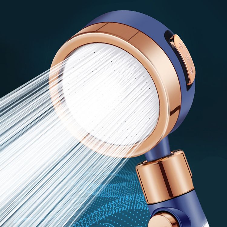 Round Hand Shower Adjustable Water Flow Wall-Mount Showerhead