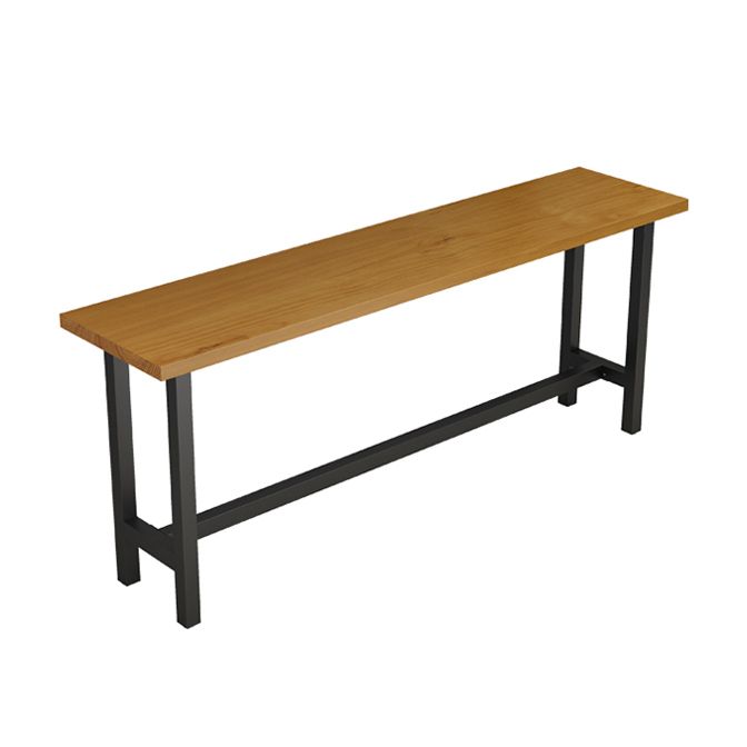 1/2/9 Pieces Industrial Pub Table Set Rectangle Bar Table and Armless Bar Stools