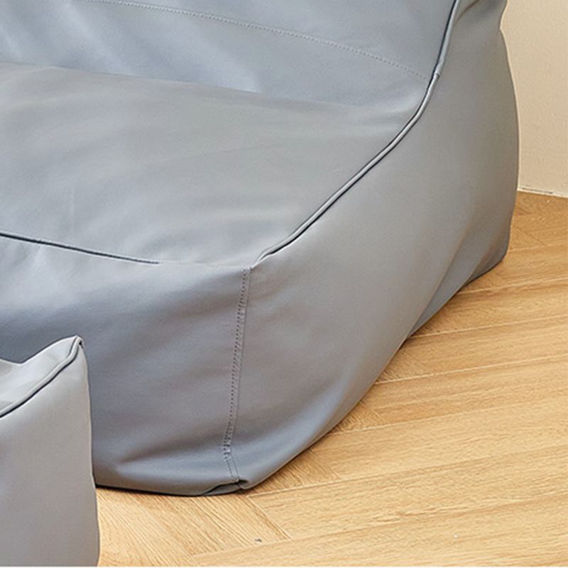 PU Leather Armless Chair 26.37" L x 39.37" W x 28.34" H Accent Chair for Living Room