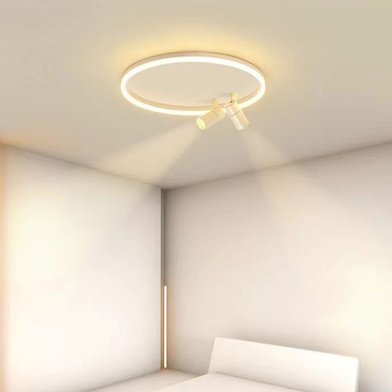 Luces de techo de círculo de luz de techo de metal de estilo minimalista