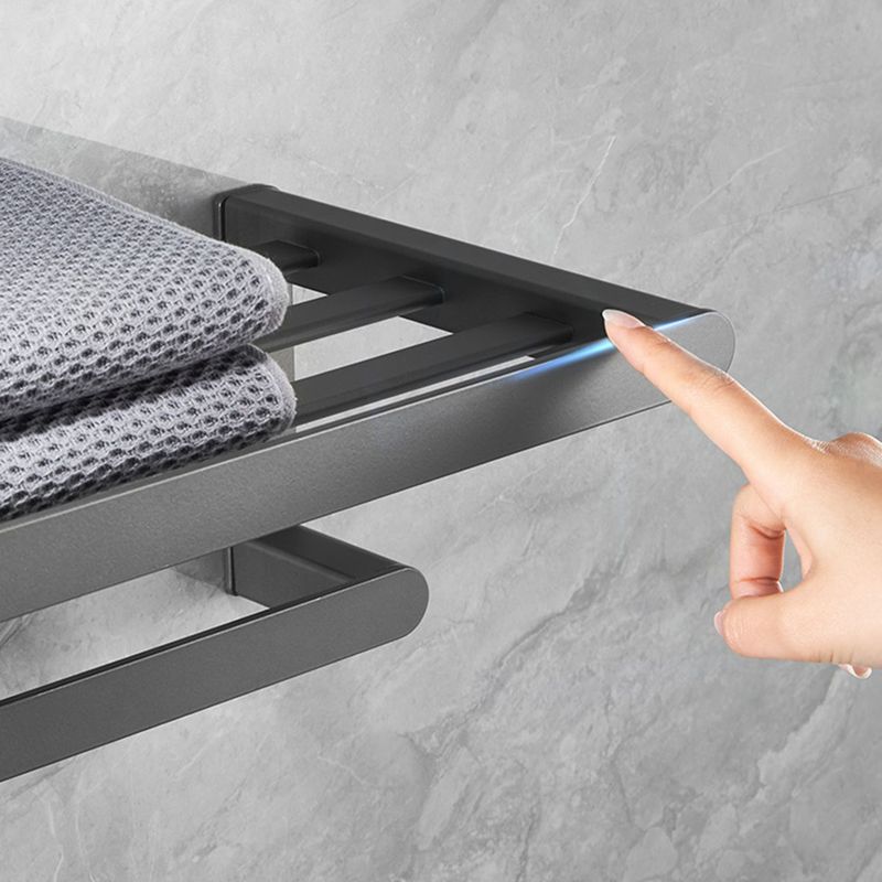 Modern Metal Bathroom Accessory As Individual Or As a Set in Grey