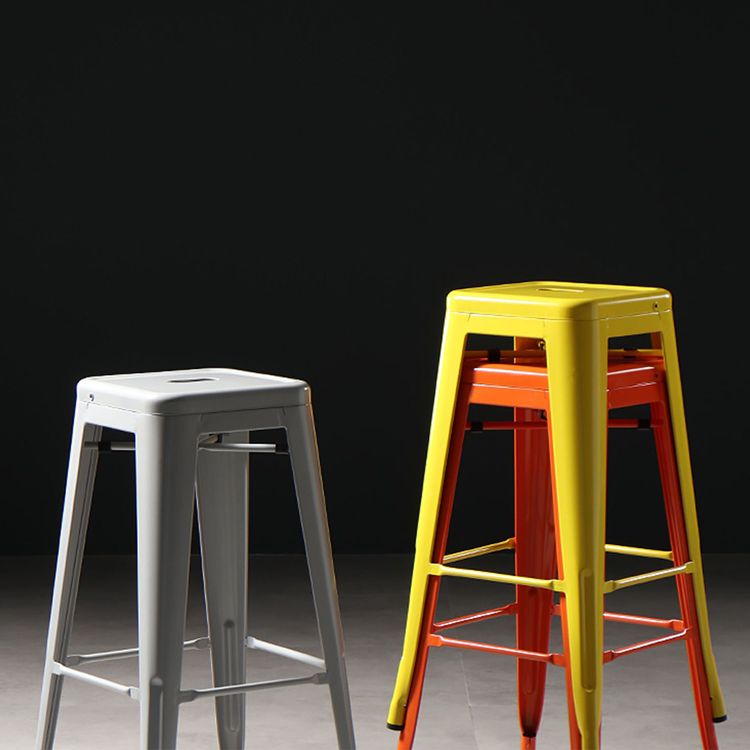 Industrial Style Bar-stool Metal Counter Bar Stool for Kitchen