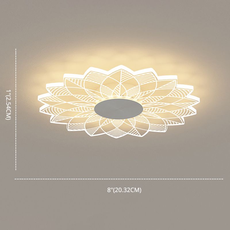 Ultrathin Acrilico Flush Mount Light Minimalista LED Clear Flushmount per Hallway