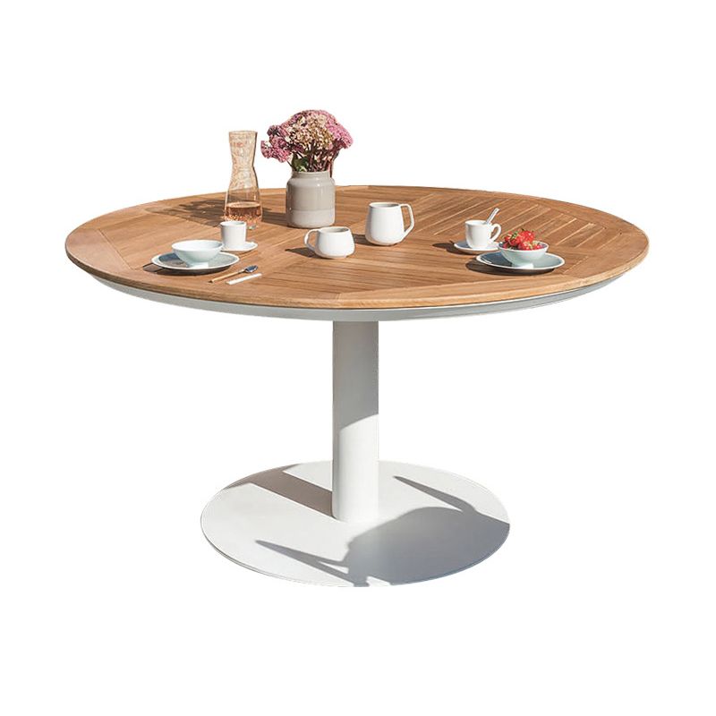 Boho 1/6 Pieces Dining Set Round Reclaimed Wood Dining Table Set