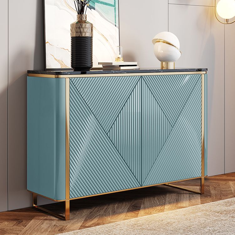 15.75"W Sideboard Glam Style Dining Server for Kitchen and Living Room