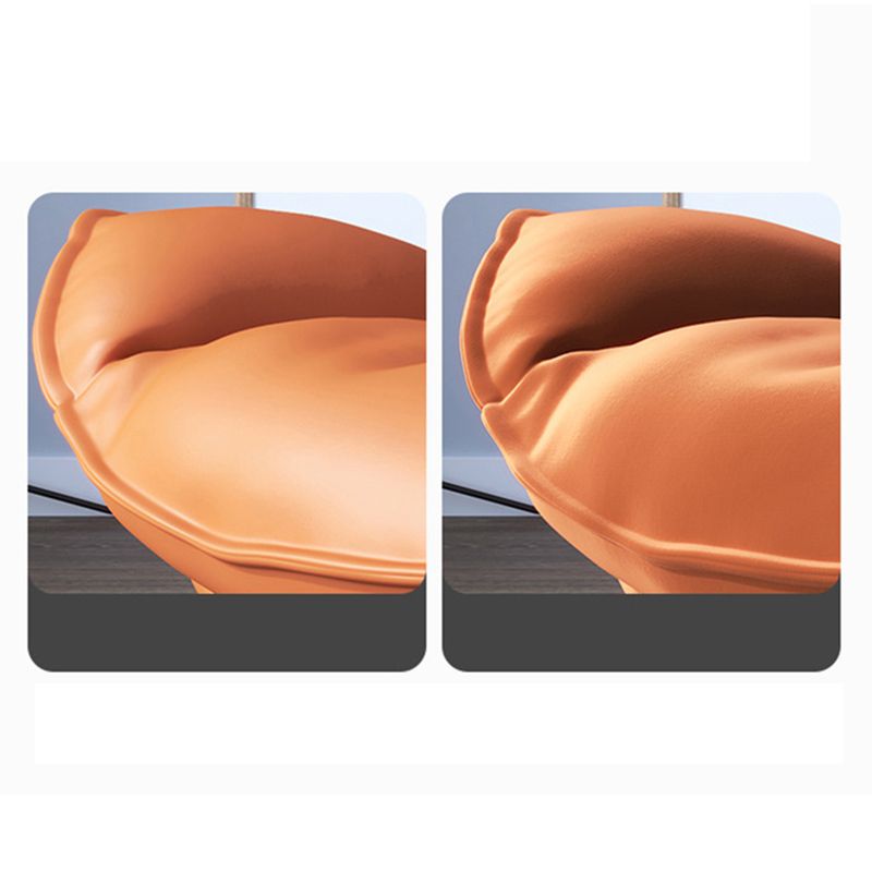 Leisure Solid Color Rocker Chair Water Resistant Glider Chair with Ottoman