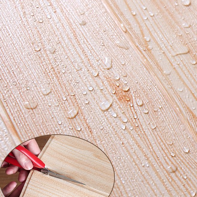 Modern Imitation Wood Grain Wall Access Panel Peel and Stick Foam Baseboard Panel