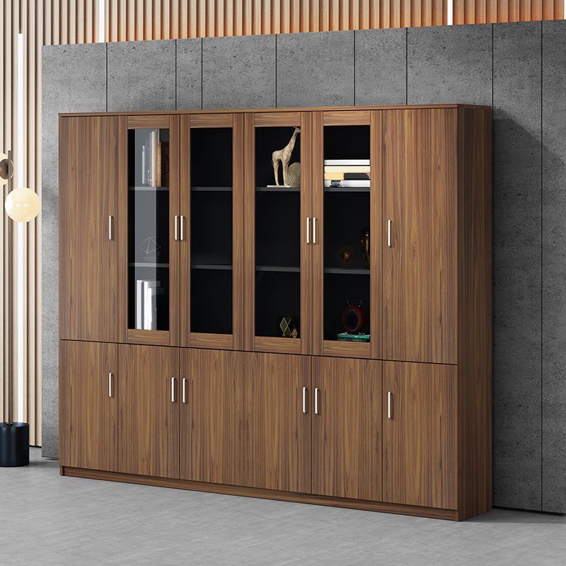 Medieval Modern File Cabinet Wooden Frame Vertical File Cabinet for Office