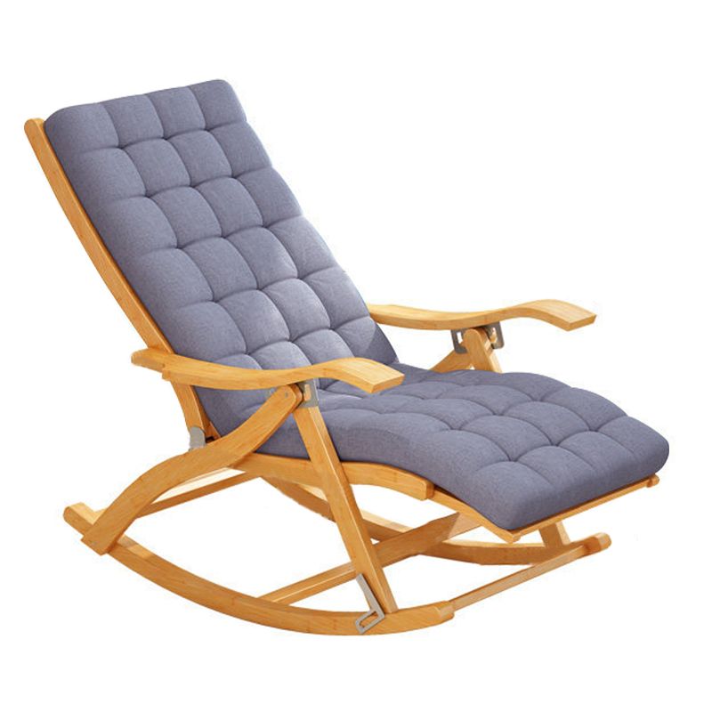 Traditional Recliner Chair Folding Rocker Chair for Living Room