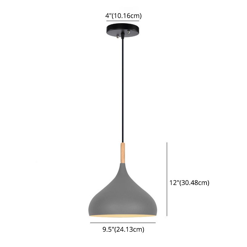 1 lumière en larme de larme suspendue