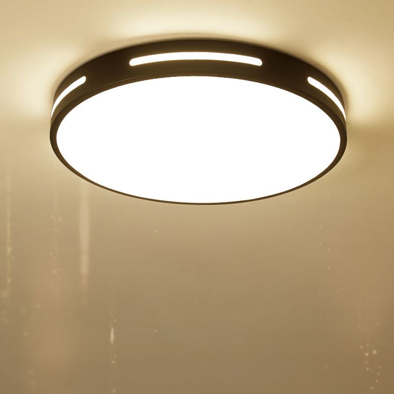 Minimalist LED Flush Mount Ceiling Light Round Shape Ceiling Lamp Fixture