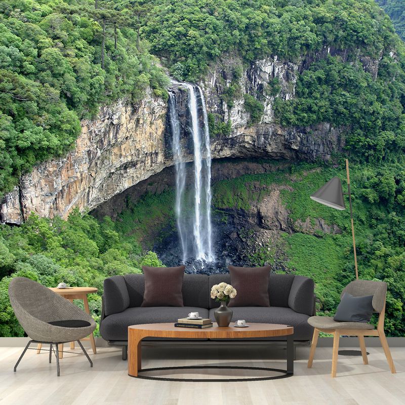 Fall Landscapes Photography Pattern Mildew Wall Mural Horizontalt for Living Room