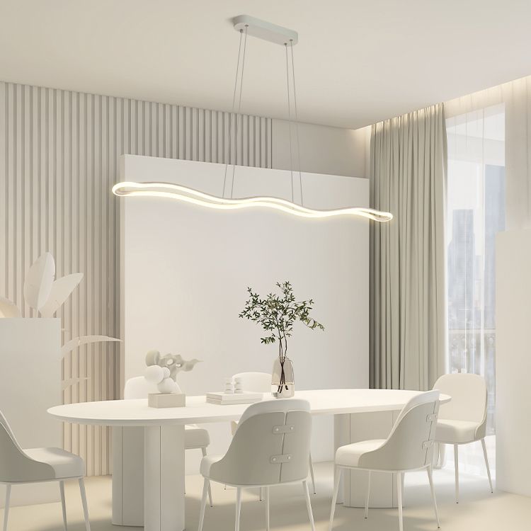 Modern de comedor de estilo Lámparas de lámparas de la isla de la isla de iluminación LED para cocina