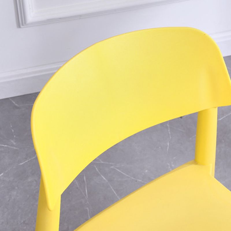 Ensemble de chaises de salle à manger avec pieds en bois et dossier ouvert, chaise d'appoint pour maison scandinave