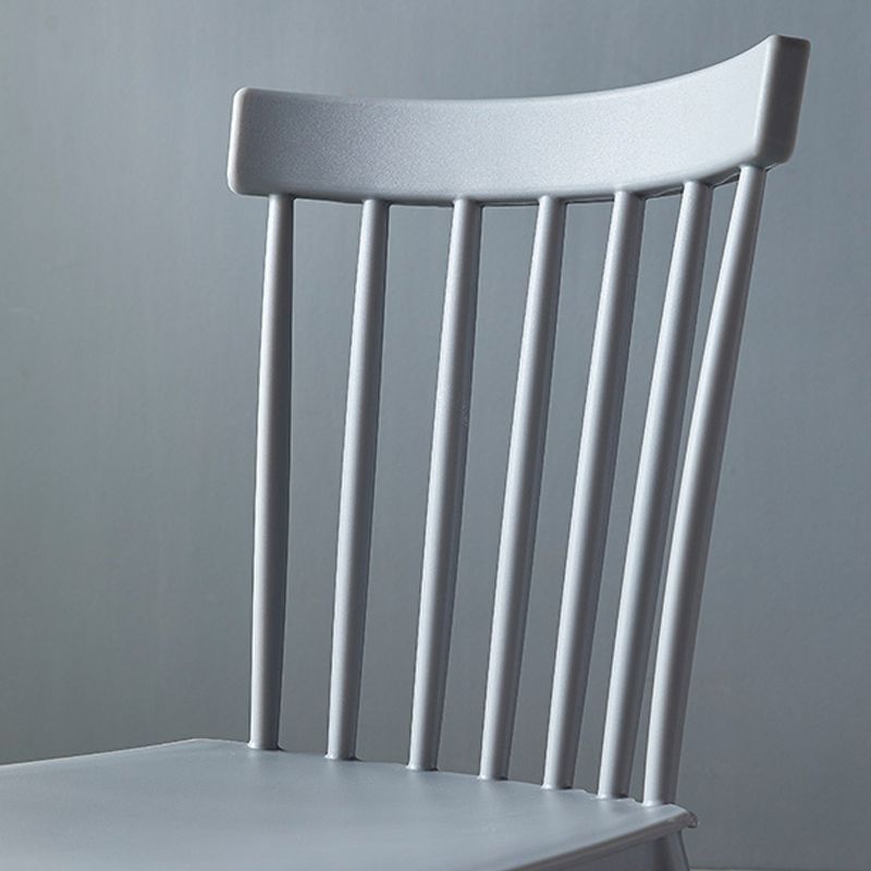 Contemporary Wood Indoor-Outdoor Room Side Chair Slat Back Chair