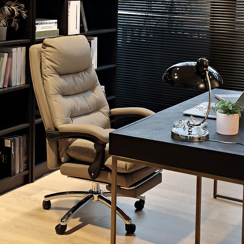 Contemporary High Back Executive Chair Lumbar Support Ergonomic Managers Chair