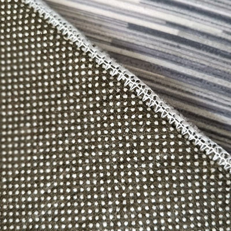 Light Orange Irregular Line Rug Polyester Modern Rug Washable Rug for Living Room