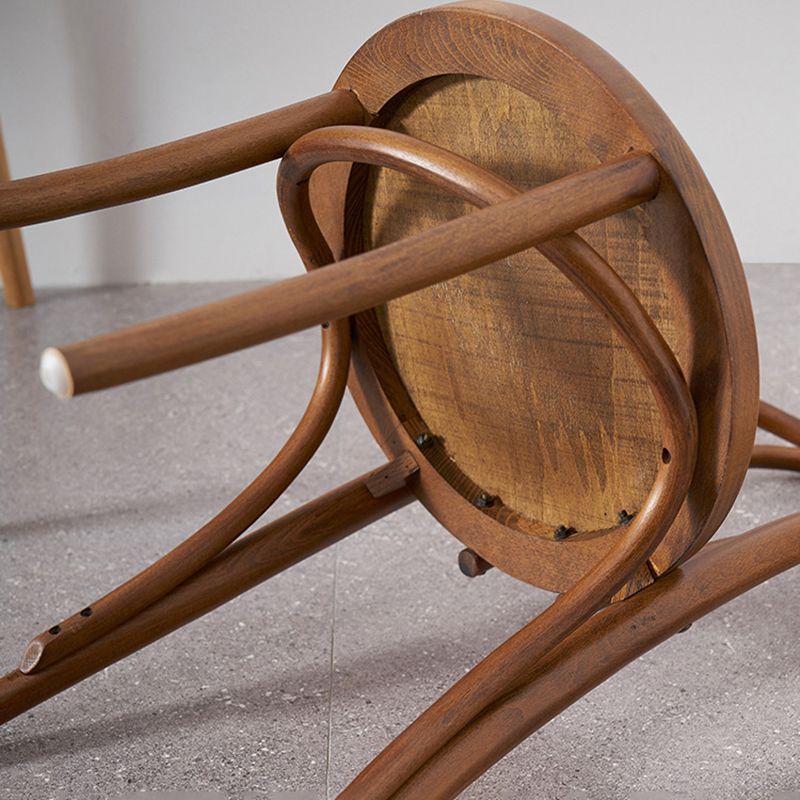 Solid Wood Side Chair Modern Windsor Indoor Dining Chair for Home