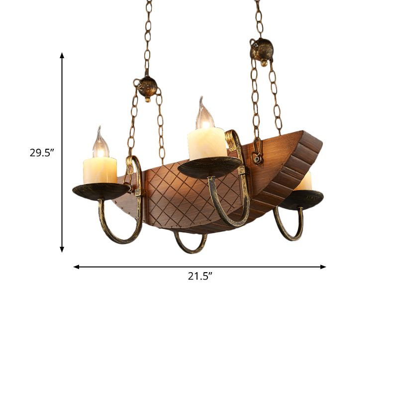 4 lampadine candele lampadario leggero tradizionale bosco nero appuntamento appiccicoso per sala da pranzo