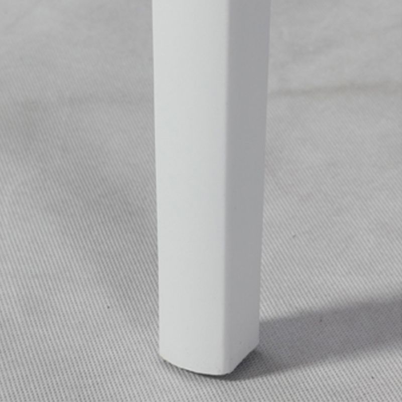 Contemporary Style Armless Chair Plastic Side Chair for Dining Room