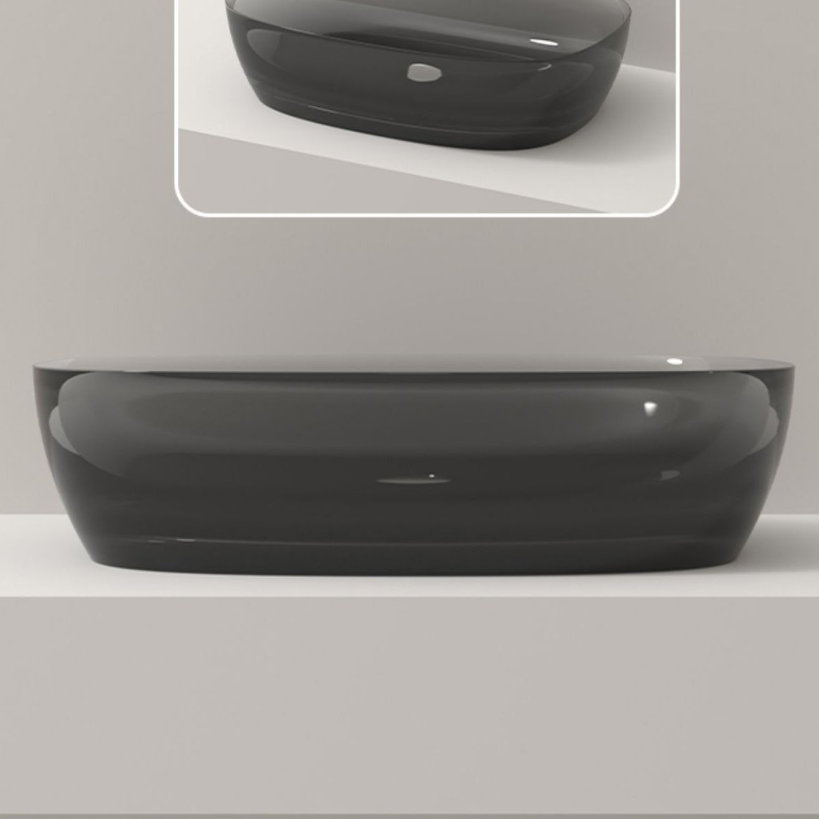 Modern Vessel Bathroom Sink No Craftsmanship Resin Wash Stand