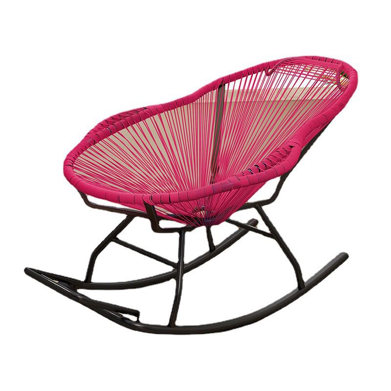 Contemporary Rattan Rocking Chair Outdoor Rocking Chair for Break