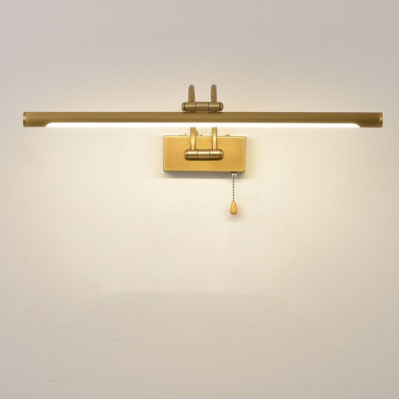 Vanité de vanité linéaire Lumière postmoderne à 1 lumière Appiculture murale pour salle de bain