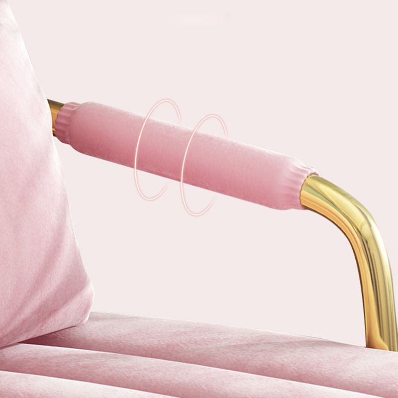 3-seater Velvet Sofa with 3 Pillows Square Arm for Living Room