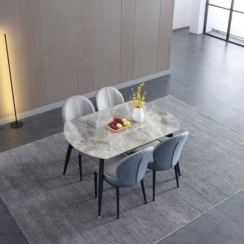 Modern 1/4/5/7 Pieces Dining Set Sintered Stone Dining Table Set for Home