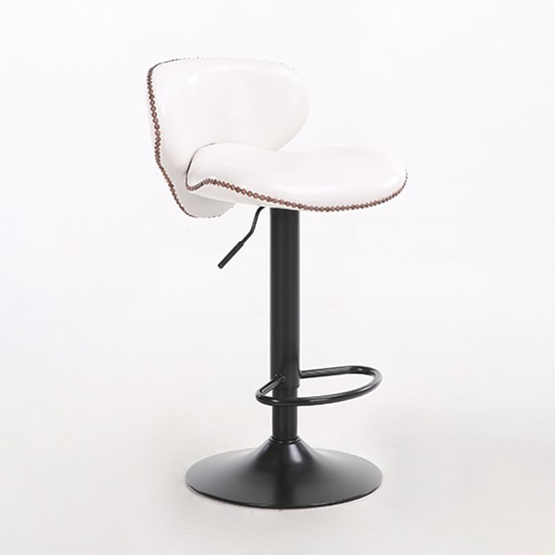 Modern Liftable Bar-stool PU Leather Counter Bar Stool with Metal Legs for Bristol