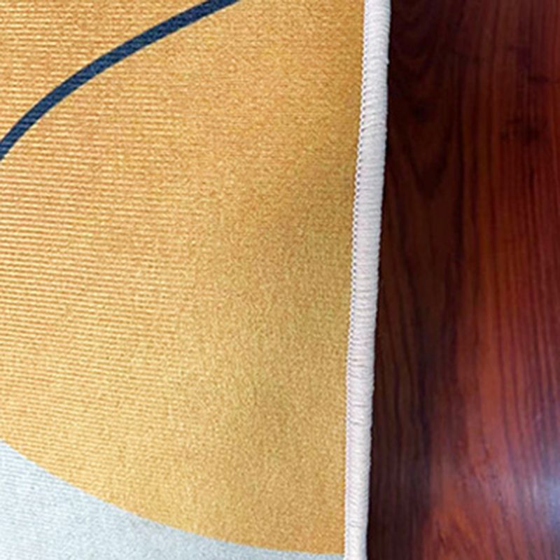 Farbblock Geometrischer Teppichbereich Teppich Polyster Haustierfreundlich Easy Care Area Teppich